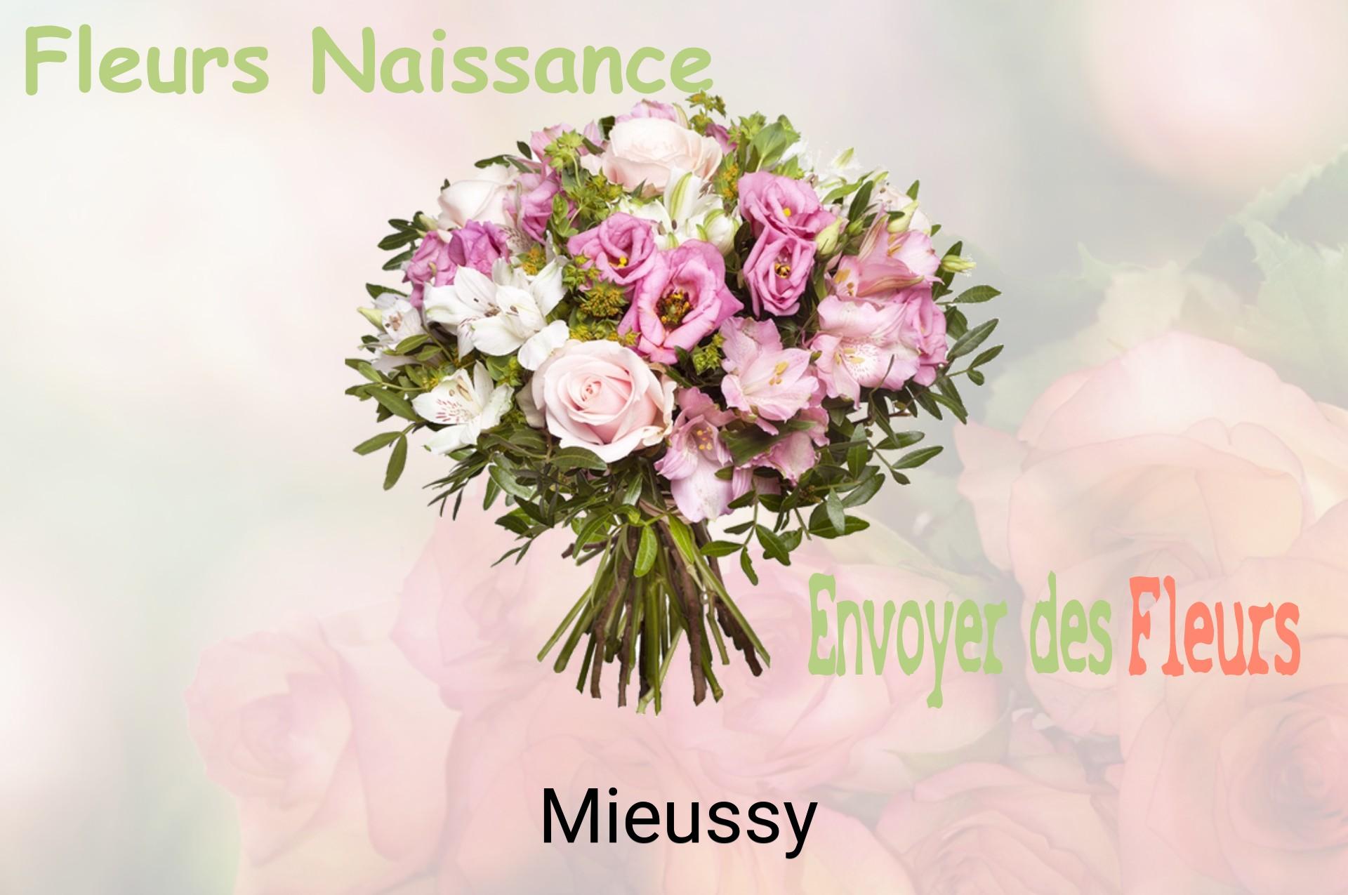 Bouquet de fleurs de naissance livré à Mieussy